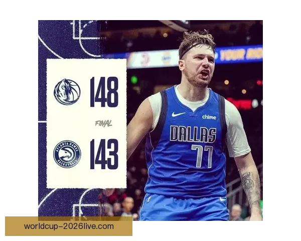 东契奇创造历史连续九场得分三十全胜壮举